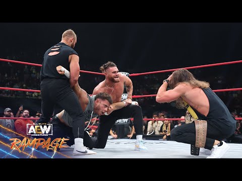 Jay White's interview with Renee breaks down and boils into the arena! | 11/17/23, AEW Rampage