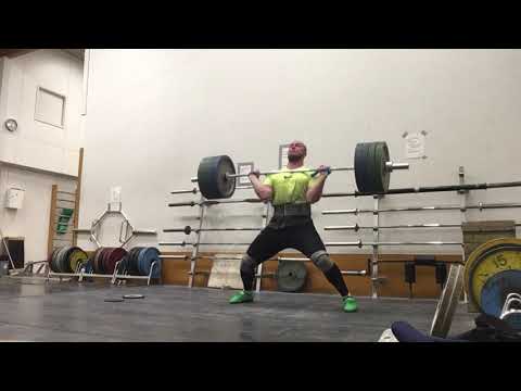 2018-01-22 Raaka rinnalleveto 3x145 kg