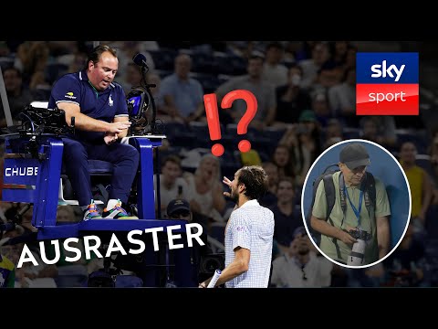 Chaos at the US Open! - Photographer disrupts Medvedev's match point? | US Open 2025 - Sky Sport ...