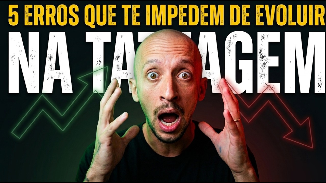 5 ERROS que te impedem de evoluir na tatuagem (Entregando o ouro#2)#tattoo  #tatuagem