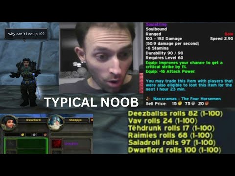Why Noobs Win ALL The Loot (in Classic WOW)