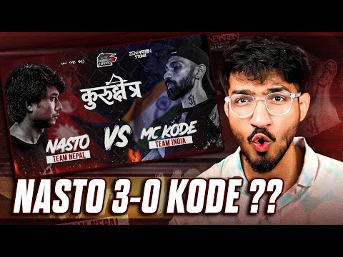 MC KODE VS NASTO RAP BATTLE REACTION