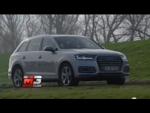 NEW AUDI Q7 E-TRON 2015 - FIRST TEST DRIVE ONLY SOUND