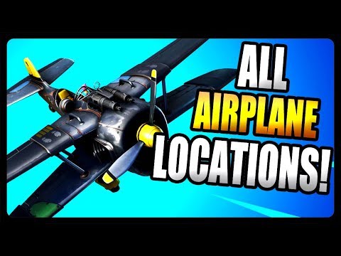 ALL AIRPLANE LOCATIONS IN FORTNITE! (FORTNITE SEASON 7) Video