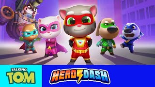 Talking Tom Hero Desh - Tom Savings all Friends Hero  with 4 screens