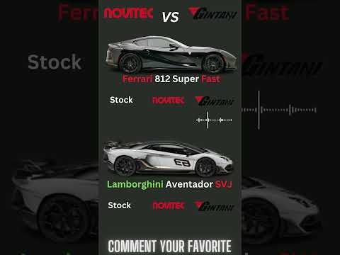 Novitec Vs Gintani. What do you think sounds better?