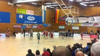 preview picture of video 'TSV Wasserburg gegen ChemCats Chemnitz in der Badriahalle'