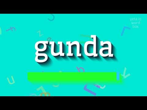 How to say "gunda"! (High Quality Voices)