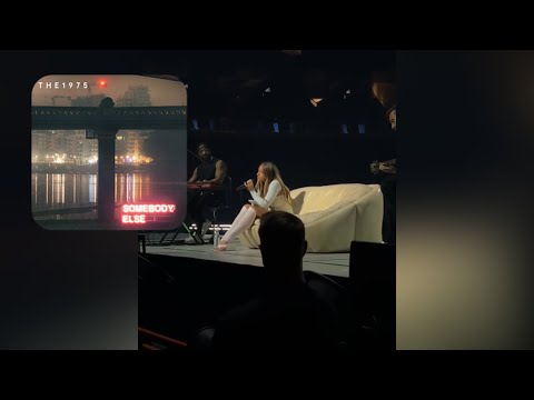 Thumbnail for Tate Mcrae covering Somebody else by the 1975 during soundcheck in Orlando, Florida 2025 #live by The 1975