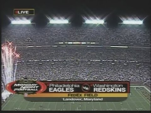 2002 NFL Wk2 Philadelphia Eagles @ Washington Redskins; Monday Night Football; ABC; MNF