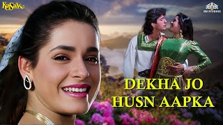 Download lagu Dekha Jo Husn Aapka | Kasak (1992) | Mohammed Aziz | Anuradha Paudwal | 90s Romantic Song mp3