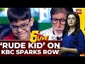KBC Kid S Rude Chat With Big B Sparks Massive Parenting Debate Online India Today