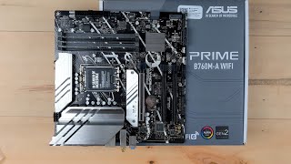 ASUS Prime B760M-A WIFI (DDR5) video 1