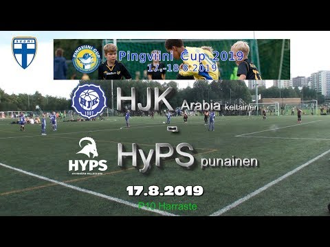 Pingviini Cup 2019 HJK Arabia keltainen vs HyPS punainen 17.8.2019