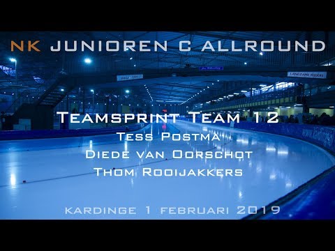 Teamsprint Team 12 NK Junioren C Allround 2019