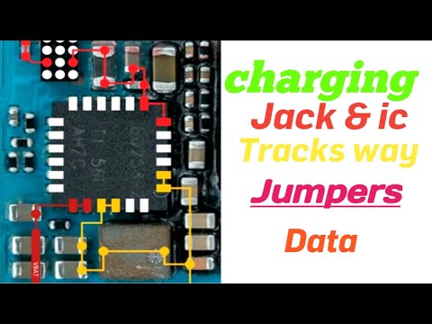 Neffos X9 charging ic tracks ways jumper data