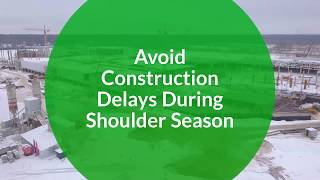 Giatec - Avoid Construction Delays During Shoulder Season