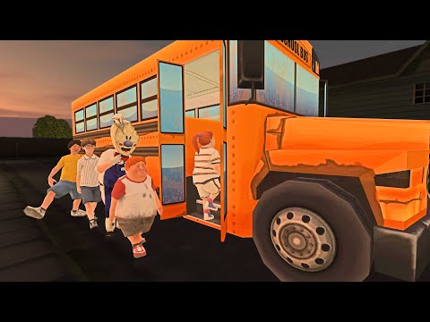 ICE SCREAM  8 Doesn't Want To Go To School on 1st September FUNNY ANIMATION