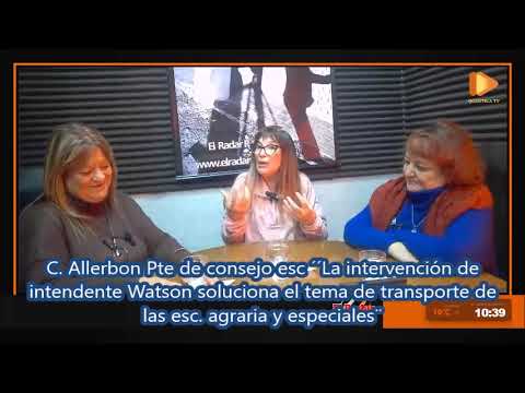 F. Varela- Esc. agraria y especiales ´La intervención de int Watson soluciona el tema de transporte¨