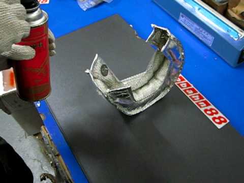 autobahn88 Turbo TurboCharger Blanket Heat Shield Ceramic Burning Test Garrett - By GEX Performance