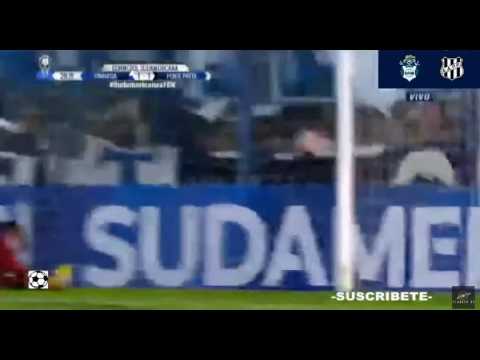 Gol de Rinaudo - Gimnasia de la Plata 1 - 1 Ponte Preta - Copa Sudamericana 2017
