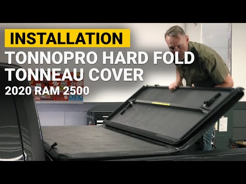 How to Install TonnoPro Hard Fold Tonneau Cover on a 2020 Ram 2500