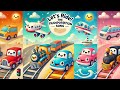 Let S Ride The Transportation Song ️ Kids Song Cars Airplane Train Boat HarmoniQ Vibes