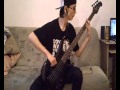 Benighted - Grind Wit (bass cover) 