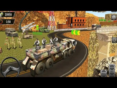 Army Truck Driver Simulator - Soldier Duty Transporter Driving2022 - Android GamePlay