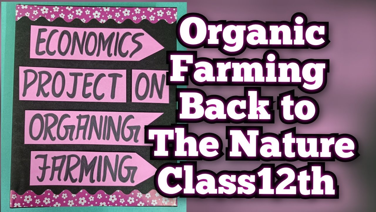 Economics Project on Organic Farming Class12 CBSE 2023-24