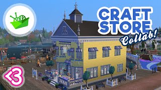 🧶🧵✂️COASTAL ARTS & CRAFTS STORE!🎨🖌️🖍️ COLLAB WITH PRISMATICSIMMER! (Let's Build in the 