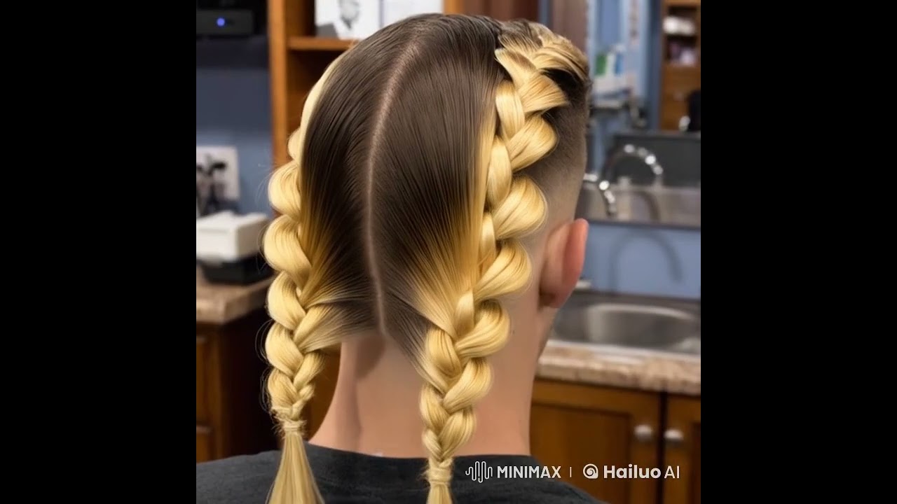 #mtf #genderbender #hairstyle mtf male to female hairstyle tgtf salon #blonde #hairfetish