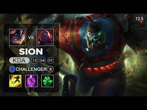 Sion Top vs Rumble - EUW Challenger - Season 12 Patch 12.5