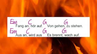 Regenbogen - Wincent Weiss - Lyrics and Chords - Campfire Version - Musikschach -