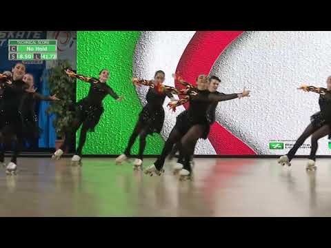 Sincro Roller - Never Give Up on your Dreams - Italiani Pattinaggio sincronizzato Montichiari 2025