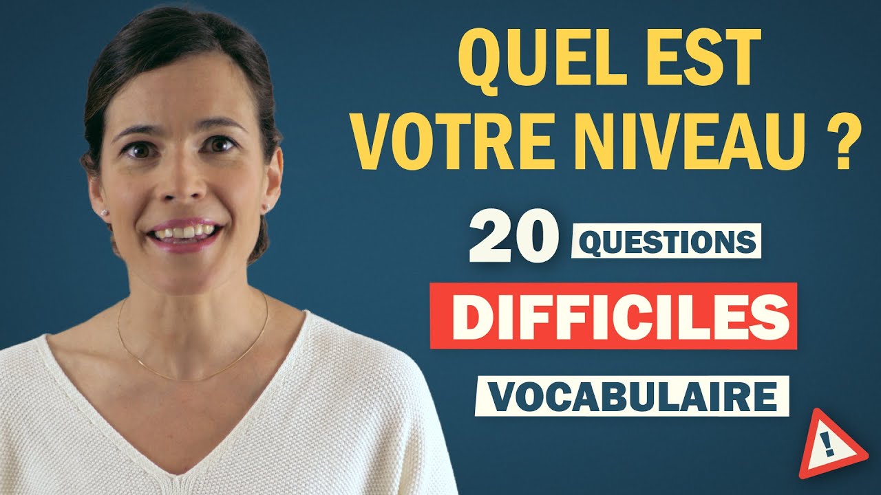 DIFFICULT French vocabulary TEST 🔥 ! What is your level?