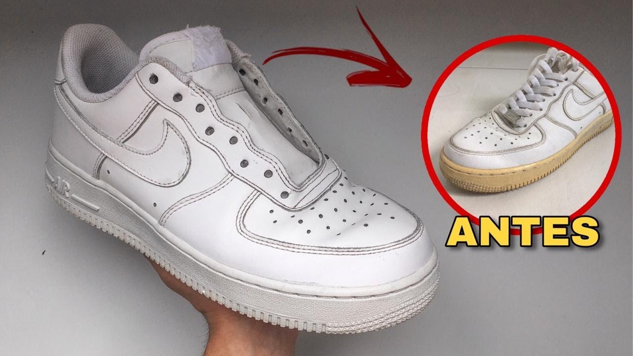 RECUPERANDO TENIS AMARELADO | Henrique Saraiva