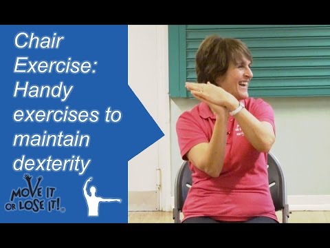 Chair Exercise: Handy exercises to maintain dexterity