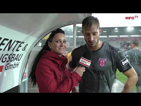 8. Spieltag: Hallescher FC - VfR Aalen | Interviews nach dem Spiel