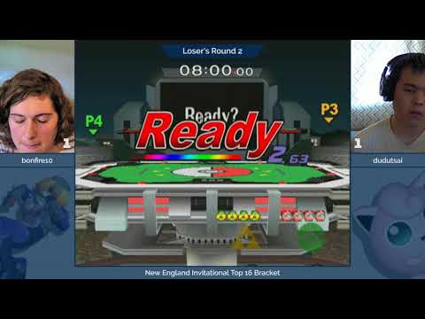 NE Melee Invitational 2018 - bonfire10 (Sheik) vs. dudutsai (Jigglypuff) - SSBM LR2