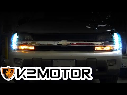 K2MOTOR INSTALLATION VIDEO: 2002-2009 CHEVY TRAILBLAZER PROJECTOR HEADLIGHTS