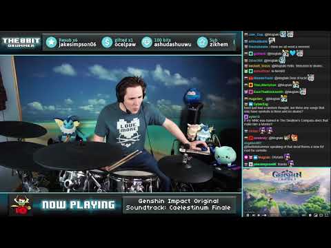 The8BitDrummer plays "Caelestinum Finale Termini (Stormterror / Dvalin's Theme)"  — Genshin Impact