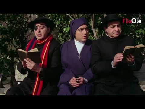 Ozores, Juanito Navarro and Andrés Pajares in Everyone to the Ground!! (Antonio Ozores, 1982)