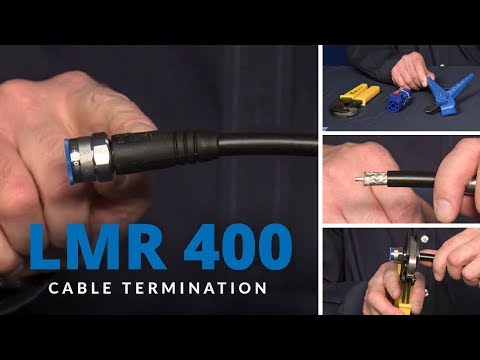 Times Microwave Systems - LMR 400 Cable Termination