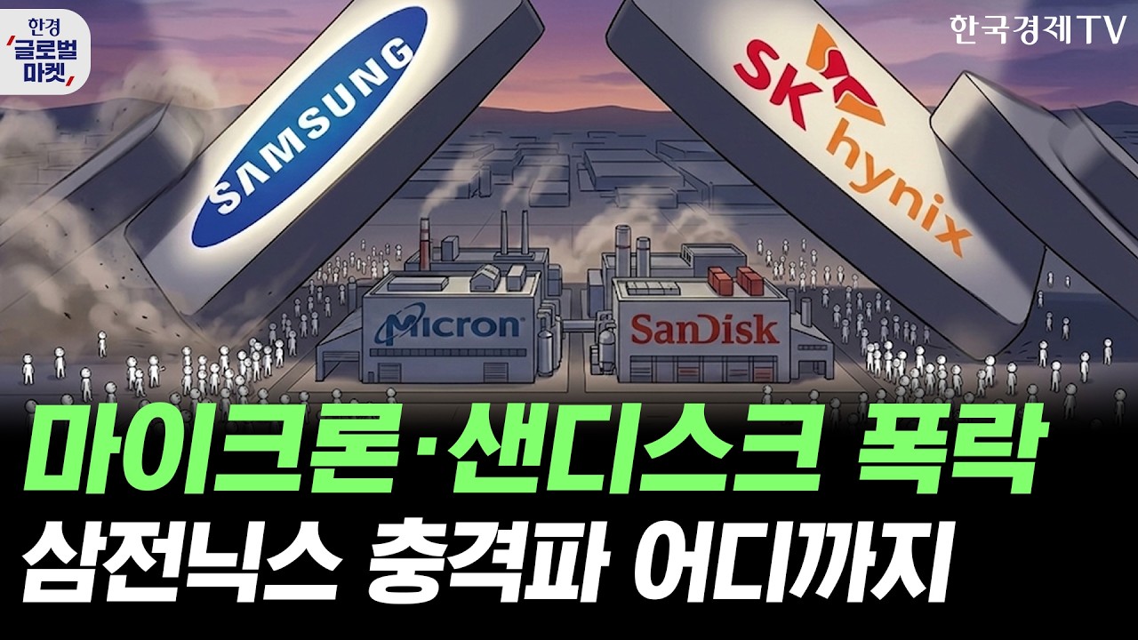 마이크론 연일 급락세…삼전닉스 충격파 미증시 덮쳤다ㅣ"미-이란 후속 회담 진행"…뉴욕 증시에 날개 달