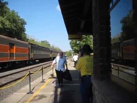 CP Rail #6045, CITX #3110 & Rock Train through Osceola, Wisconsin Depot