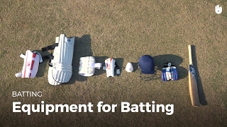 Learn the Equipment Used for Batting | Cricket - YouTube