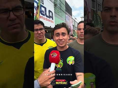 Deputado Federal Nikolas Ferreira em entrevista para a Mais FM, durante passagem por Araguari-MG.