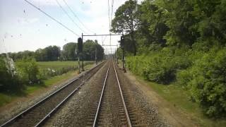 preview picture of video '[cabinerit] A train driver's view: Amersfoort - Utrecht CS, DDZ, 18-May-2014.'