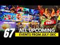 Upcoming MLBB Events July December STREET FIGHTER JJK RESALE 10th Anniversary PROMO DIAMONDS